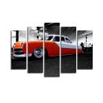 Viieosaline maal Auto