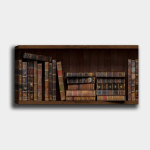 Reproduktsioon l&otilde;uendil Raamaturiiul, 50x120 cm