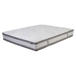 Voodi SANDRA 160x200cm, madratsiga HARMONY DUO, helepruun, 165x218,5xH104cm, puit, MDF, kangas
