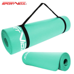 Treeningmatt SportVida NBR Non-Slip Exercise Mat 180x60x1 cm, sinine
