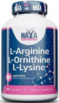 Haya Labs L-arginiin L-ornitiin L-l&uuml;siin 100 kapslit