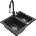 Graniidist k&ouml;&ouml;givalamu Mexen Carlos koos segisti ja sifooniga, Black granite