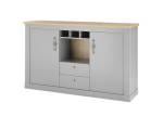 Kummut Imv Chambord, 166 cm, helehall/tamm