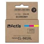 ACTIS tindikassett KC-561 Canon Printer Ink, Canon CL-561XL, Supreme, 18ml, sinine, lilla, yellow. Prints 60% more than the OEM.