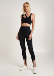 &Otilde;mblusteta ribikangast s&auml;&auml;rised jalakummidega LEGGINGS RIB STRIPE GIULIA x Lichi by Lichi, v&auml;rv black, XS/S