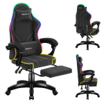 M&auml;nguritool Huzaro Force 3.7 RGB black, LED-valgustus ja pult, must