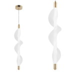 Rippvalgust Toolight Led G008-1Cp White Gold 42X9X42Cm