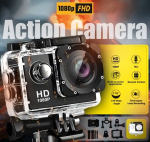 Happy People Action and Lagare Camera 1080p HD -tegevuskaamera 140 &deg; lainurgaga, 5,08 cm kaugusel LCD -ekraan