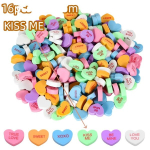 Vaikime Vaimu Kujukesed Dekoratsioonid, KISS ME 【16pcs, random colors】