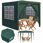 Paviljon Fluxar home TN-1073, 400x400cm, roheline