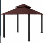 Paviljon Fluxar home TN-1085, 334x334cm, pruun