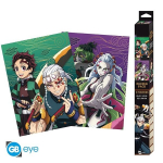 ABYstyle Demon Slayer Poster Chibi Set (2 pcs.) 52 x 38 cm - Entertainment District