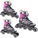 Rulluisud 3in1 Reguleeritavad Raven Profession Black/pink 38-42