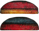 70x24+3 cm v&auml;rvilised vaibad trepiastme katted
