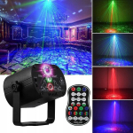 Disko projektor led rgb disko laser klubile + pult