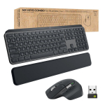 Logitech Logitechi MX-klahvide kombinatsioon Business Gen 2 klaviatuurile Kaasas hiir RF Wireless + Bluetooth QWERTZ Swiss Graphite