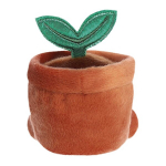 Pehme m&auml;nguasi Aurora Palm Pals taim potis 220653B, pruun/roheline, 11 cm