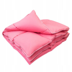 Udusulgtekk 180x200 cm, aastaringselt kasutatav Premium, 70% udusulgi, 100% puuvill, roosa