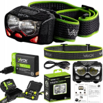 Veekindel v&otilde;imas led pealamp akuga + patareid sos