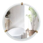 Seinapeegel Rea Led 106 60X60Cm Black Gold