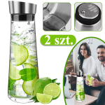 2 tk. teekann 2 l roostevabast terasest kaanega j&auml;&auml;tee, kohvi jaoks