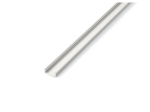 Alumiiniumprofiil D LED-ribadele - valge - 2m