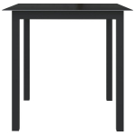 aialaud，Lauad aiaks, must, 80 x 80 x 74 cm, klaas ja alumiinium CFE465175