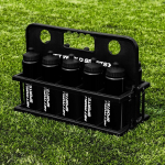 10 pudelit (750 ml) ja Forza alus, must