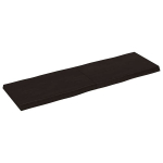 lauaplaat，Lauapind，Laua peal, tumepruun, 160x50x(2-6) cm, t&ouml;&ouml;deldud t&auml;ispuit CFE445207