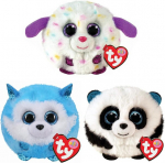 Ty puffies munchkin, bamboo, prince 3-osaline komplekt - pehme pl&uuml;&uuml;sist p&otilde;rkav m&auml;nguasi lastele - kogutav t&auml;idetud m&auml;nguasi - kaisukaru maandub jalgadele - pehmed pl&uuml;&uuml;sist m&auml;nguasjad lastele