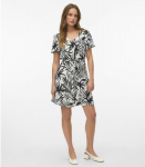 Vero Moda naiste kleit 10307990*04, valge/must