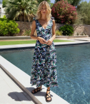 Molly Bracken Naiste kleit P1782DP*01, must/roheline