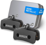 Borgen 2 paari jalgratta ketaspiduriklotse - sobib Saint Br-m810, Zee, Slx Br-m7120, Xt8020, Slate T4 - poolmetalliline, &uuml;hildub Shimano D03s piduriklotsidega