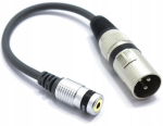 Adapter &uuml;leminek xlr isane pesa mini jack 3.5 stereo Vitalco
