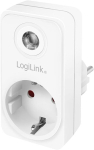 Logilink pistikupesa adapter (1x Cee 7/3 kaitsekontaktiga) h&auml;marusanduriga