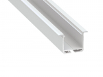 inDILEDA alumiiniumprofiil LED-ribadele - valge lakitud - 1m