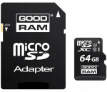 Goodram m&auml;lukaart 64gb micro sd xc class 10