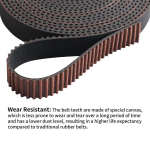 Bczamd 2gt hammasrihm 5 m 9 mm laius 2 mm samm kummist klaaskiuga tugevdatud t&auml;iustatud libisemiskindel versioon ilma laagrita 3d-printerile Voro2.4 Prusaa Mk3 Ender 5 Plus Cnc masin Laser Deltar Ender 3 V2 Pro