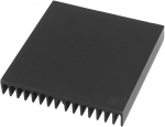 Alumiiniumist radiaatori jahuti 60x60x10mm must