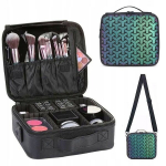 Reguleeritavate vaheseintega kosmeetikakohver, organisaator, peegeldav kohver