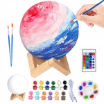 Bedee kuu lamp &ouml;&ouml;lamp moon light 16 v&auml;rvi + pult