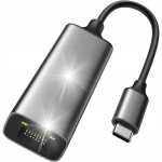 V&otilde;rguadapter Hub v&otilde;rgukaart Lan Rj45 Usb-c Plug&play 1000mbps