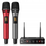 Tonor Juhtmevaba mikrofonikomplekt karaoke jaoks pulmadele, pidudele, kirikutele