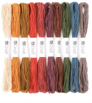 Dekoratiivne niit, komplekt - vintage niidid, 8m, 10tk, Dp Craft