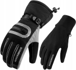 Talvised suusakindad, jalgratta kuni -30&deg;c soojad 2in1 Rockbros S171-bgr M