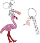 2 tk. roosad flamingo ripatsid on stiilne kingitus naistele