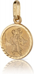 Nklaus medaljon P&uuml;ha Christopher 10 mm ripats 333 kollane kuld 8 karaati 13180, kollane kuld