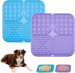 Lakkematt koertele iminapaga koera &auml;revuse leevendamiseks, lakkematt koertele, aeglase s&ouml;&ouml;tmise kauss koertele, aeglase s&ouml;&ouml;tmise matt koertele ja kassidele, suplemiseks, hooldamiseks ja treenimiseks, 15 cm