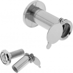 Create idea ukse silm, 2 tk, ukse silma l&auml;bim&otilde;&otilde;t 14 mm, paksusele 35 mm kuni 55 mm ustele, 220&deg; laia nurgaga silm privaatsusekraaniga kodu kontorisse, hotelli, h&otilde;bedane