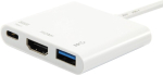 Equip 133461 usb 3.0 (3.1 gen 1) type-c valge liidese jaotur